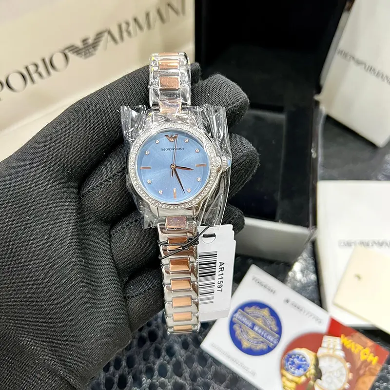 Emporio Armani Mia Two-tone Fashion Ladies Watch- AR11597